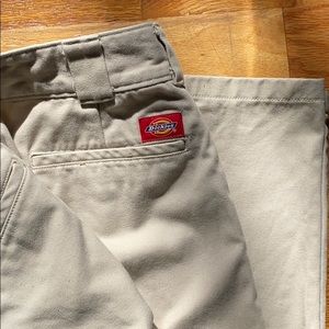 Dickies x UO khaki high waisted pants 28